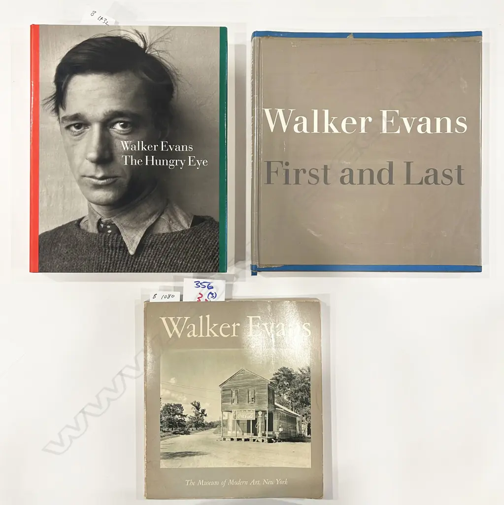 THREE BOOKS: WALKER EVANS PHOTOGRAPHY Image 1++